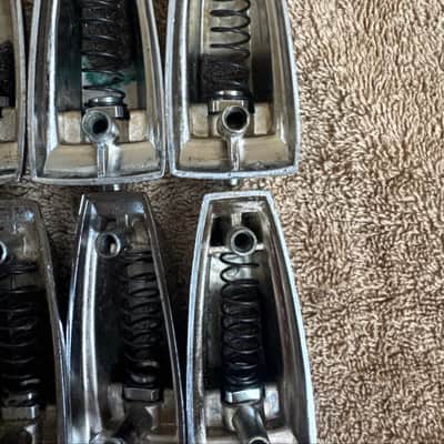 Ludwig Lot of 10 Vintage Large Classic Bass Drum or Tom Lugs - Lot #3 70s - Chrome image 10