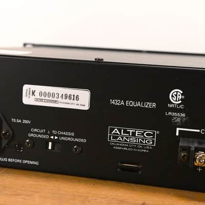 Altec Lansing 1432A 31 Band Graphic Equalizer CG01ZTM image 11