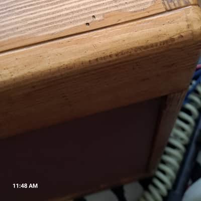 Music Vehicle 50 years old pine cabinet 1x15" - Nitro image 8