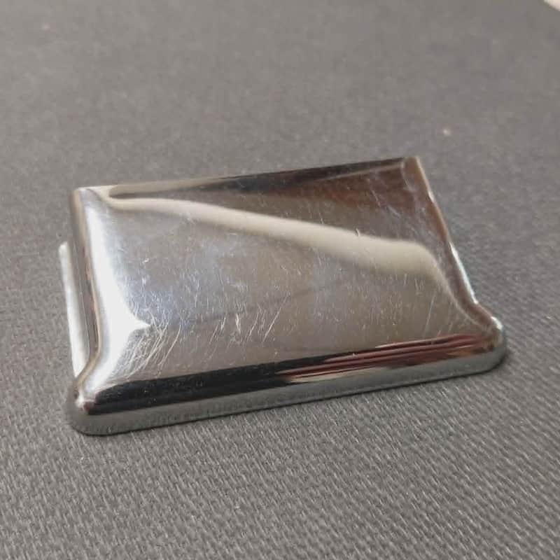 Fender Stratocaster Bridge Cover (Tremolo version) 1974 - Chrome image 1