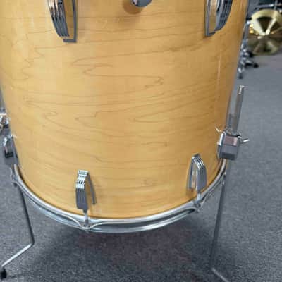 Vintage 70's Ludwig Maple 6-ply Thermogloss 16x18" Bonham Floor Tom (Rm 4) image 4