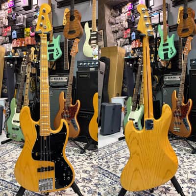 Used Moon Bass JB-4 Marcus Miller Tribute Sadowsky mod - Clear finish image 1