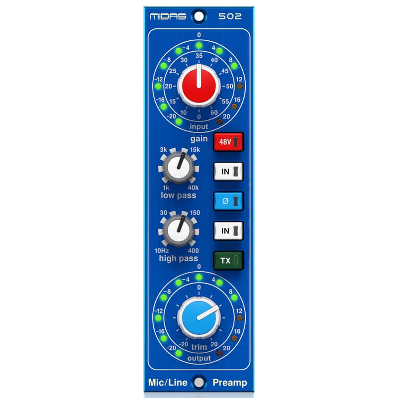Midas 502 500-Series Preamp image 1
