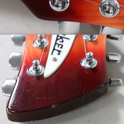 1989 Rickenbacker Model 350 FireGlo Semi Hollow Electric Guitar CLEAN! MUST SEE image 19