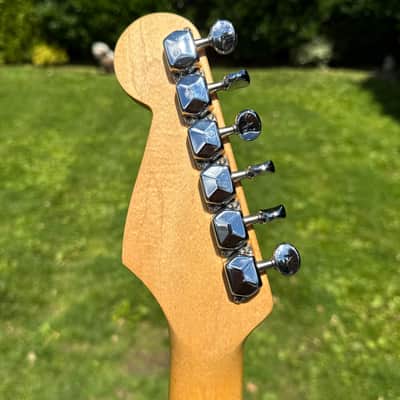 1995 Fender MIM Squire Series Stratocaster Black NR MINT image 11