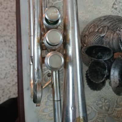 Vintage Henri Selmer Paris Cornet – Made in France – Silver Plated – Fully Functional image 4