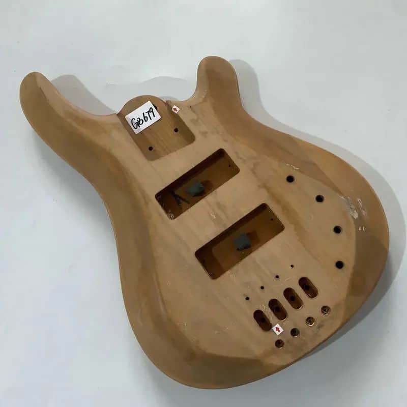 Natural 4 String Bass Body DIY Project image 1