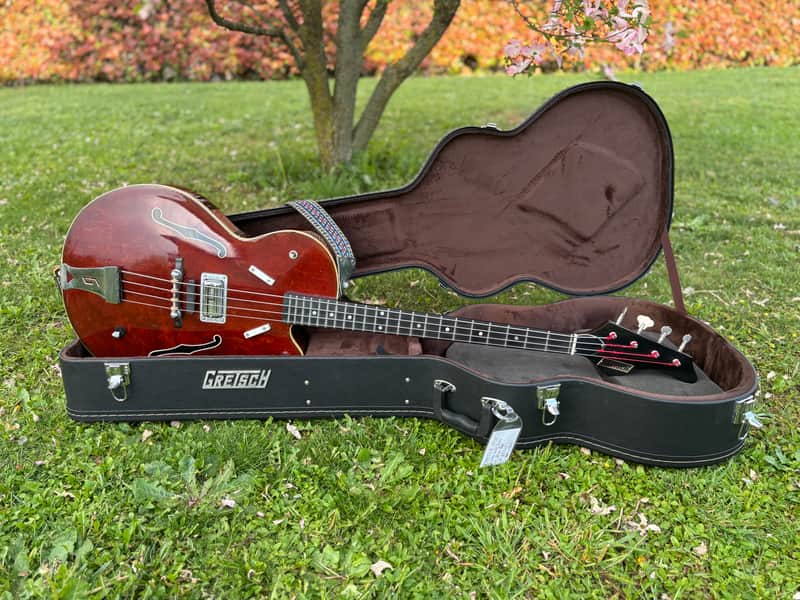 Gretsch 6071 Hollowbody Bass 1968 - Walnut image 1
