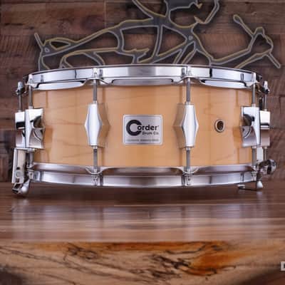 CORDER DRUM COMPANY 14 X 5.5 MAPLE SNARE DRUM (PRE-LOVED) image 1
