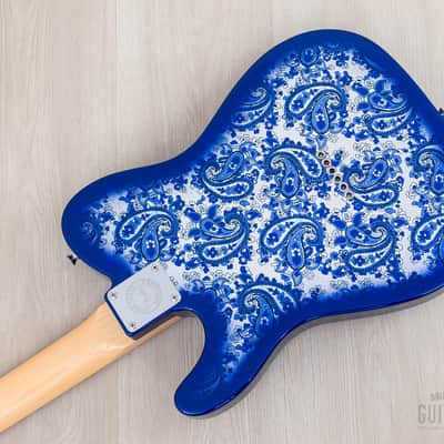2025 Fender Limited Telecaster Indigo Paisley, Mint w/ Hangtags, Japan MIJ image 14