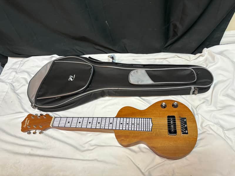 Recording King RG-31 Lap Steel Satin Natural Mahogany | Reverb