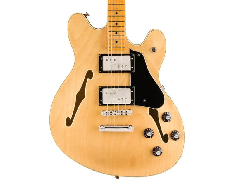 Squier Classic Vibe Starcaster - Natural w/ Maple FB image 1