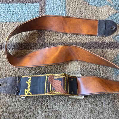 Vintage 1970's Fender Guitar, Bass Strap! Original Case Candy for Stratocaster, Telecaster! image 4