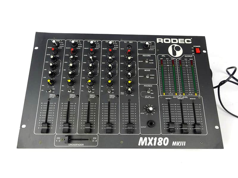 RODEC MX180 Mk 3    4CH DJ Mixer image 1