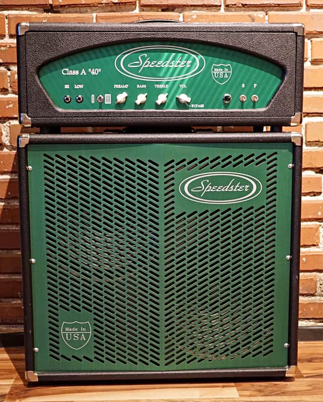 Speedster Class A 40 40 watt Tube Head with Matching 2x12 cab USA Rare! image 1