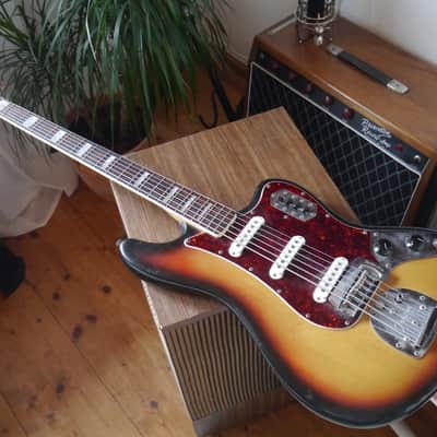 1976 Fender Bass VI Sunburst Real Vintage! image 6