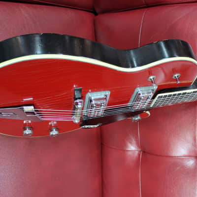 Gretsch G6131 Jet Firebird 1960 Electric Guitar Red W/ Original Case VINTAGE George Harrison period image 5