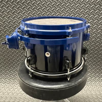 DDRUM 10” x 7” Dominion Maple Tom Blue Black fade drum Die Cast image 5