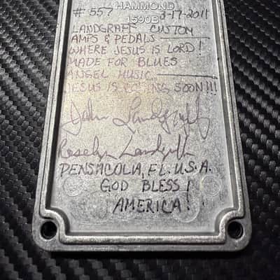 Landgraff Dynamic Distortion/Overdrive/Boost Pedal 1999 - 2015, OP Amp Motorola MN308, Signed by John Landgraff image 14