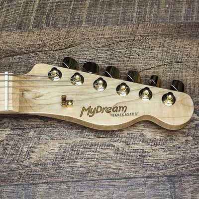 MyDream Partcaster Custom Built - Gold and Silver Babicz image 8