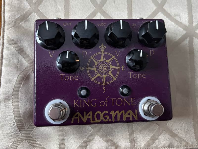 Analogman King of Tone V4 with Red Side High Gain Option | Reverb