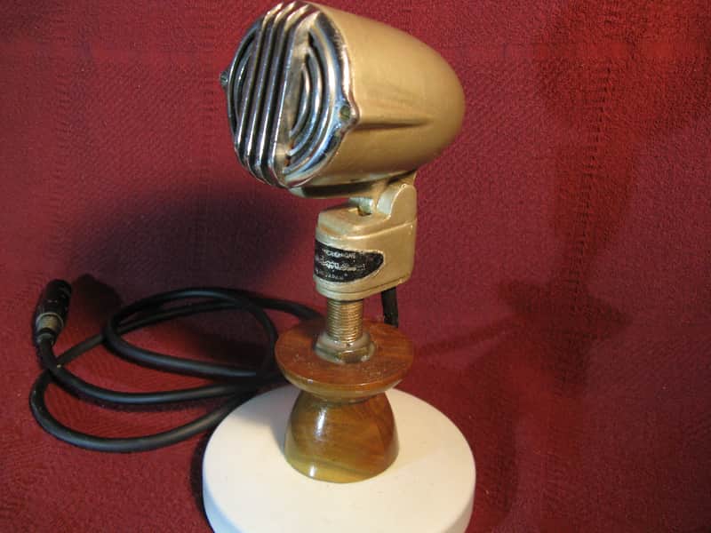 Vintage Primo M131 Vintage crystal microphone with stand--Complete Remod image 1