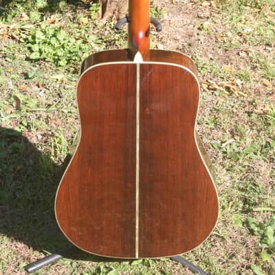 1975 Yairi YW-600 Dreadnought Guitar New Jacaranda Natural+Hard Case image 9