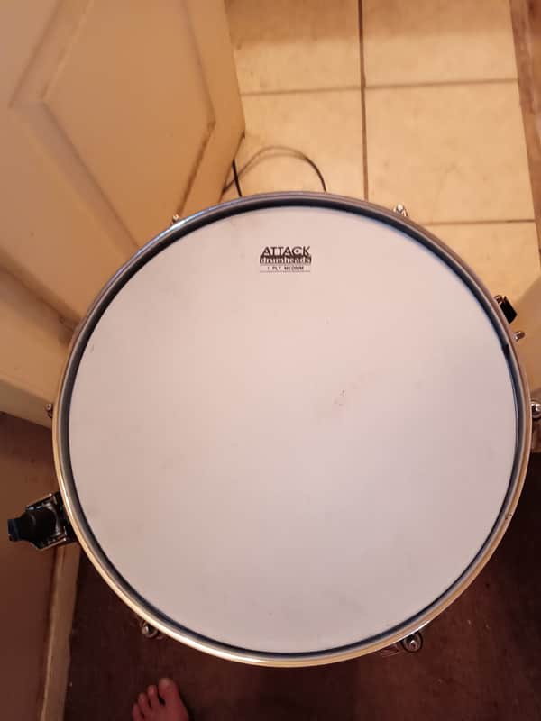 TAMA DRUMS #12"piccolo snare drum{model#117425} 1990's - CHROME image 1