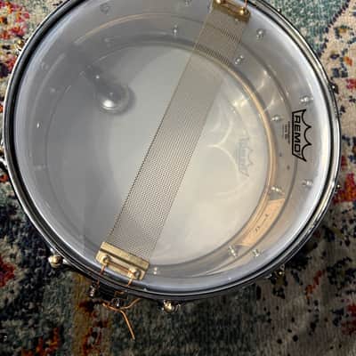 Pearl -Ian Paice  6.5x14" Signature Series Snare Drum 1995–2002 Chrome Over Brass image 14