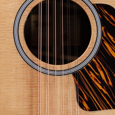 Taylor 454ce 12-String Grand Auditorium Acoustic/Electric Guitar Natural with Hardshell Case image 9