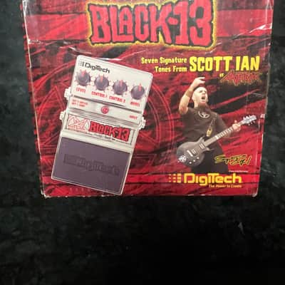 DigiTech Scott Ian Black-13 - Chrome Distortion Pedal image 1