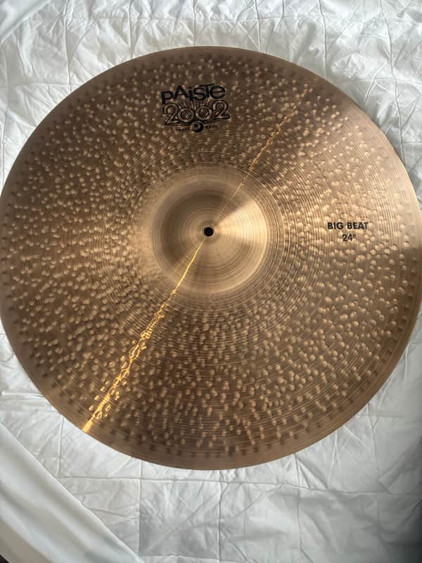 Paiste 24" 2002 Black Big Beat Cymbal