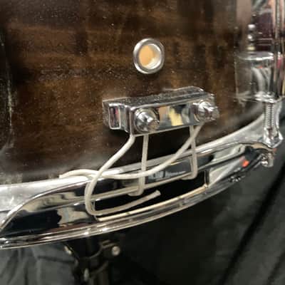 Tris Imboden's, Chicago, C & C Drum Company - 5x14" Custom Walnut Snare Drum, Immaculate 2010 SIGNED! image 15