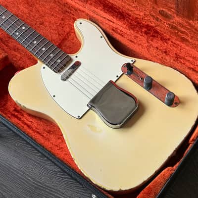 1967 Fender Telecaster Olympic White Custom Color All Original with CITES image 3