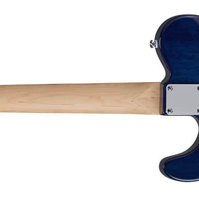 G&L Tribute ASAT Deluxe Carved Top Bright Blueburst, RW image 2