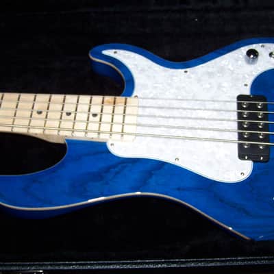G&L Kiloton 5 2017 Clear blue w/G&G hard case, Demo model image 11