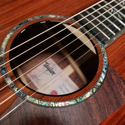 Taylor Custom Shop Custom GA Grand Auditorium Sinker Redwood Honduran Rosewood Back and Sides ONE OFF 2023 image 12