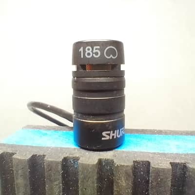Shure WL185 Cardioid Condenser Lavalier Mic with 4' TA4F Cable 2013 - Present - Black image 2