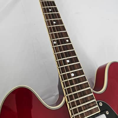 Stellar Mercury 008 Red ES-335 Type Clone - Maple, Rosewood image 14