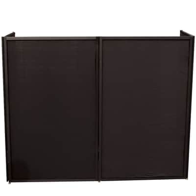 ProX Black Aluminum 5-Panel DJ Scrim Facade Frontboard w/ Travel Case + Chair image 5