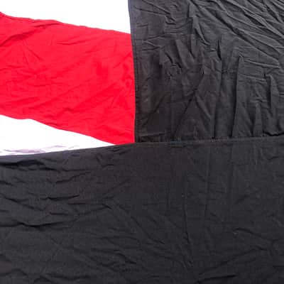 Def Leppard's 2013 Union Jack Stage Backdrop. Authenticated! 66'x37.' image 4