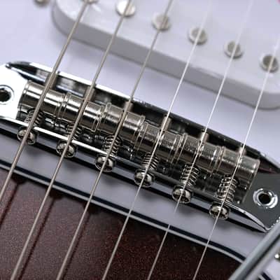 Fender Affinity Series Jaguar Electric Guitar in Mystic Metallic Brown image 10