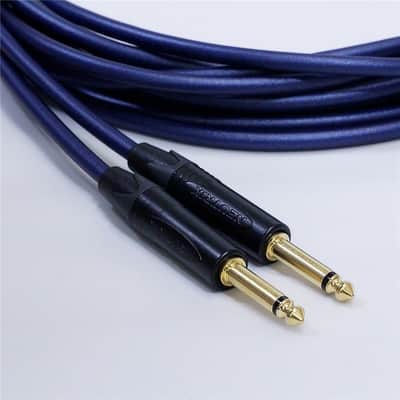 Noah'sark PASSGO BLUE TS PHONE Cable (1.5m) (Passgo Blue) (Line Cable/Guitar Cable/Instrument Cable) (Phone-to-Phone) (6.3 (2-pole) - 6.3 (2-pole), Straight-to-Straight) (Made in Japan) image 2