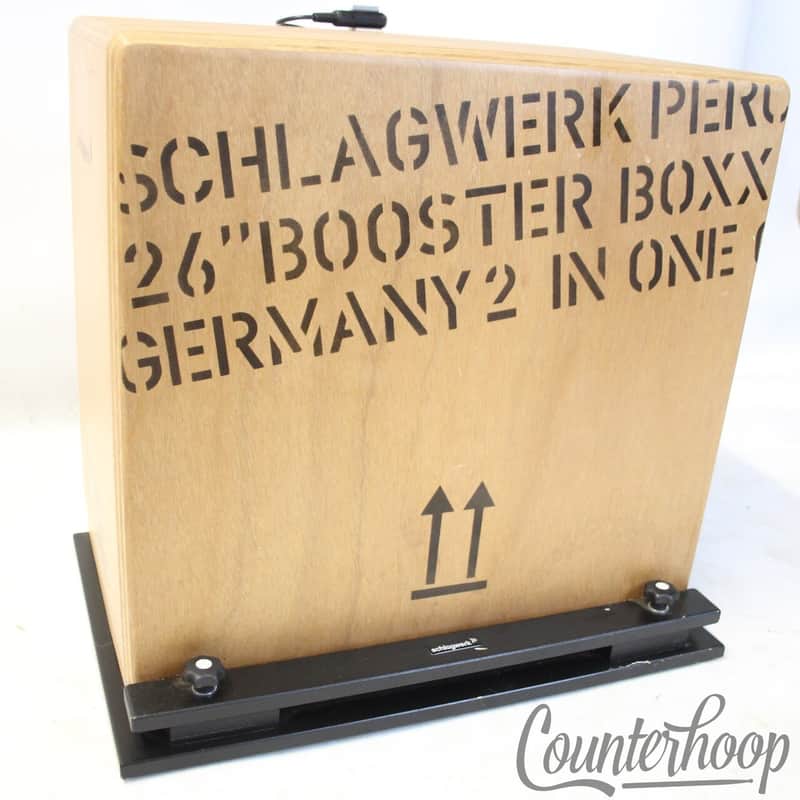 *Schlagwerk BC460 2 in One Booster Boxx Bass Cajon Drum+BP40 Base Plate+Kickzone image 1