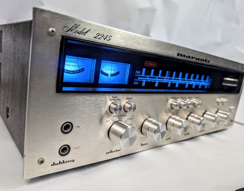 Marantz Model 2245 RARE CHAMPAGNE ENGRAVED - READ FULL DESCRIPTION & PHOTOS image 1