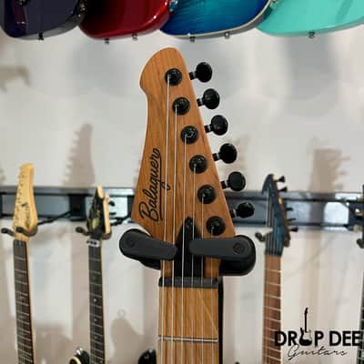 Balaguer Select Series Diablo Retro 27 HT Electric Guitar w/ Bag-Gloss Solid Cerulean Blue image 10