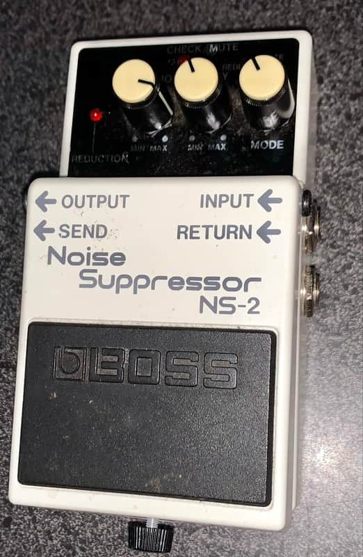 Boss NS-2 Noise Suppressor (Silver Label) 1989 - Present - White image 1