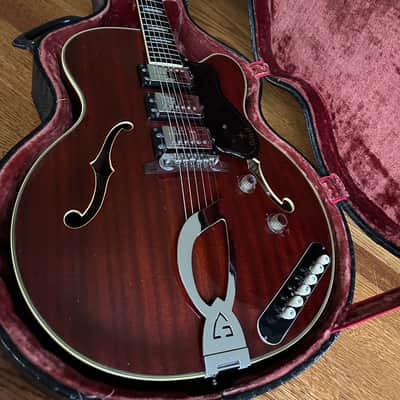 1962 GUILD SF-350 Stratford Starfire in Incredibly Rare All-Mahogany Cherry Finish image 10