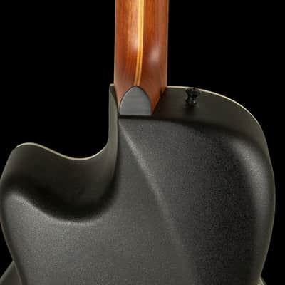 Ovation 2771AX Pro Series Standard Balladeer Deep Contour Acoustic-Electric Guitar Black image 3