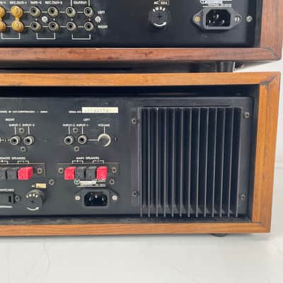 Luxman CL-350 & M-150 – Stereo Pre-Amplifier / Power Amplifier Set – Fully Recapped image 11